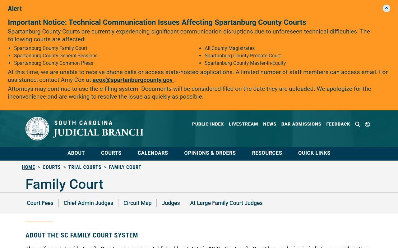 Richland County court records Family Court overview