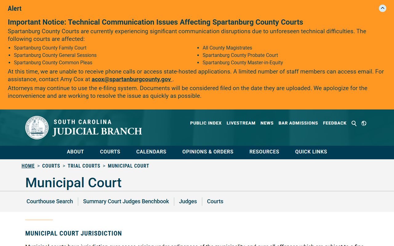 Richland County court records Municipal Court overview